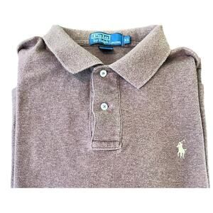 Polo Ralph Lauren Shirt Men’s Size XL Brown Pony Golf Short Sleeve Vintage